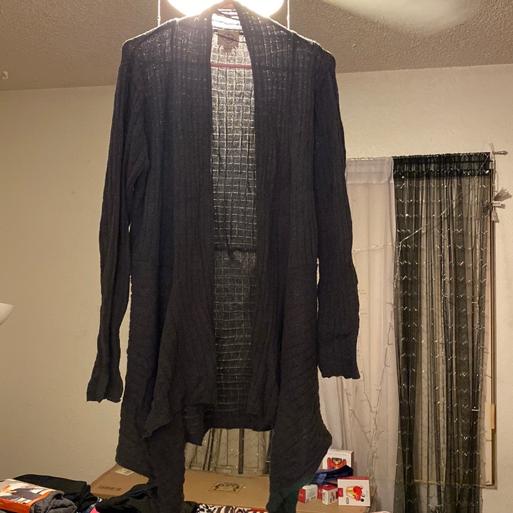 St. John’s Bay Gray Knit Cardigan